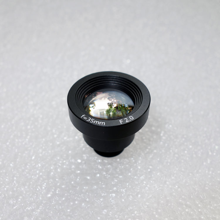 35mm長(cháng)焦M12接口工業(yè)級小型鏡頭 彩色黑白倍鏡放大拉近專(zhuān)用鏡頭韓國進(jìn)口