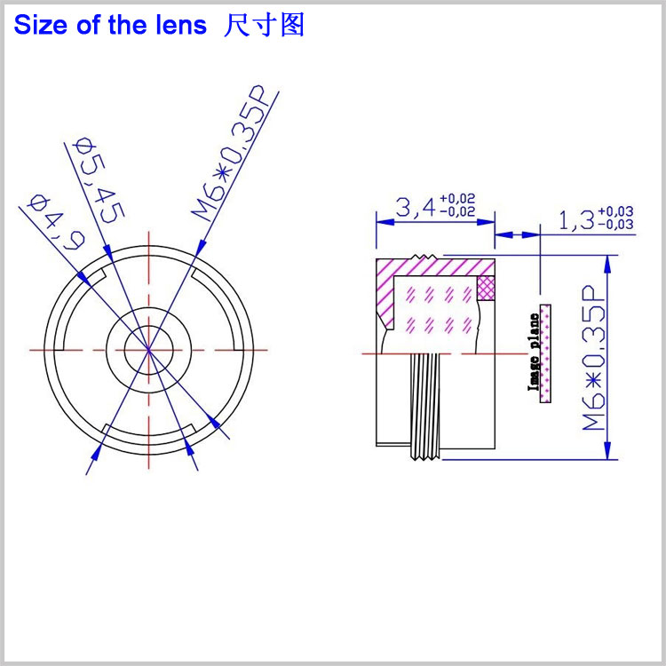 M6接口 4.2mm焦距人臉掃描儀專(zhuān)用鏡頭 5百萬(wàn)像素鏡頭 小孔形狀微型鏡頭 迷你攝像頭換用鏡頭 人臉識別面部掃碼內窺鏡可用