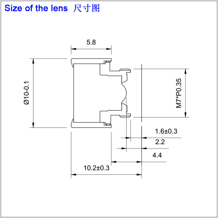 M7接口1.3mm鏡頭 魚(yú)眼鏡頭 1/6“廣角視角130度效果監控鏡頭 車(chē)載攝像頭用迷你攝像頭廣角鏡頭