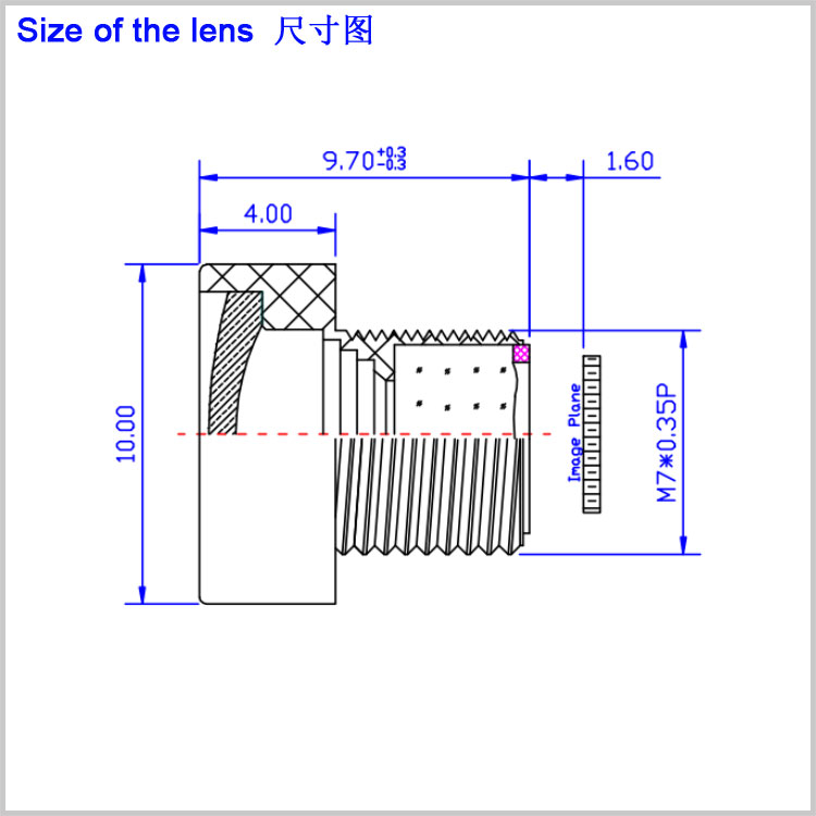 M7*0.35接口3.2mm小鏡頭 10mm頭車(chē)載攝像頭鏡頭 單板機CCD 彩色黑白攝像頭通用 高清5MP 500萬(wàn)像素掃碼掃臉鏡頭1/4