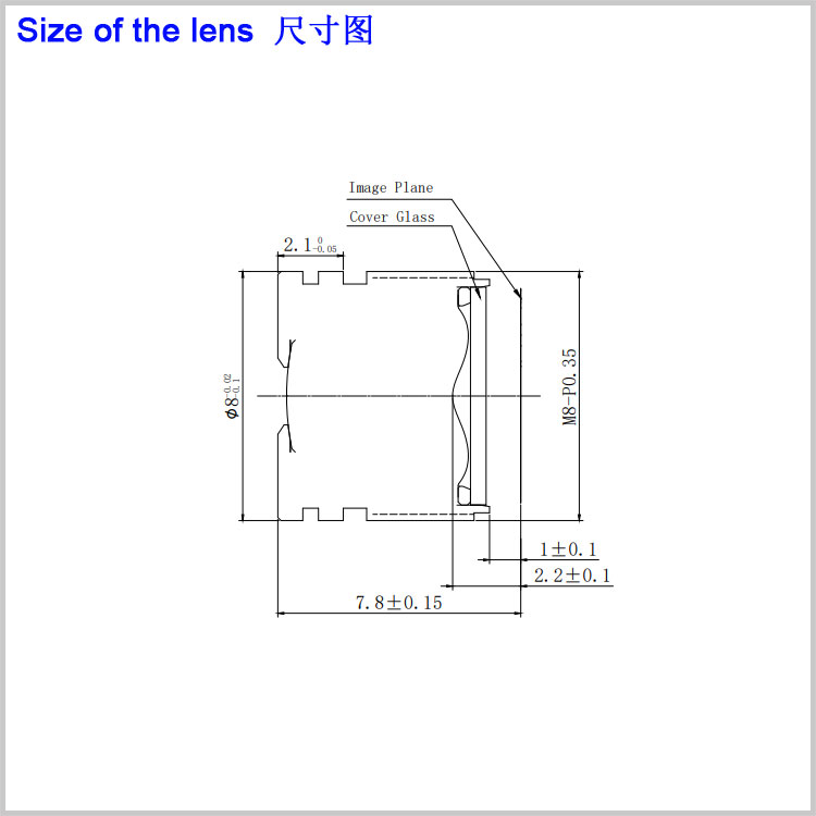 M8*0.35接口4.4mm低畸變鏡頭人臉識別 高清掃碼掃臉鏡頭 面部識別小畸變高清邊緣邊角鏡頭門(mén)禁考勤機閘機耐高溫80度